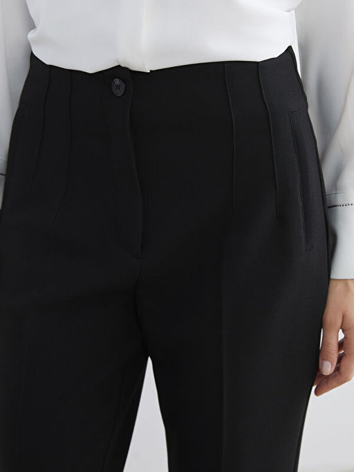 Y?ksek Bel Cigarette Kad?n Pantolon