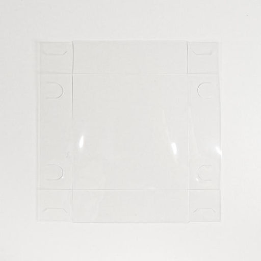 Цена за 2 шт. Коробка подарочная для цветов с пластиковой крышкой, упаковка, С Любовью, 12 х 12 х 12 см - Дарите счастье фото 6