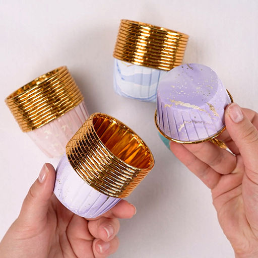 S-CHIEF PPC-0009 Бумажные формы для выпечки (усиленные с бортиком) 5 см 5 x 3.9 см 12 шт фото 6