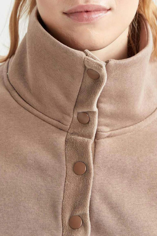 DeFactoFit Толстовка Oversize с воротником-стойкой Polar Sportsman фото 5
