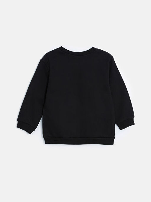 Beli Lastikli Bask?l? K?z Bebek Sweatshirt - Waikiki фото 2