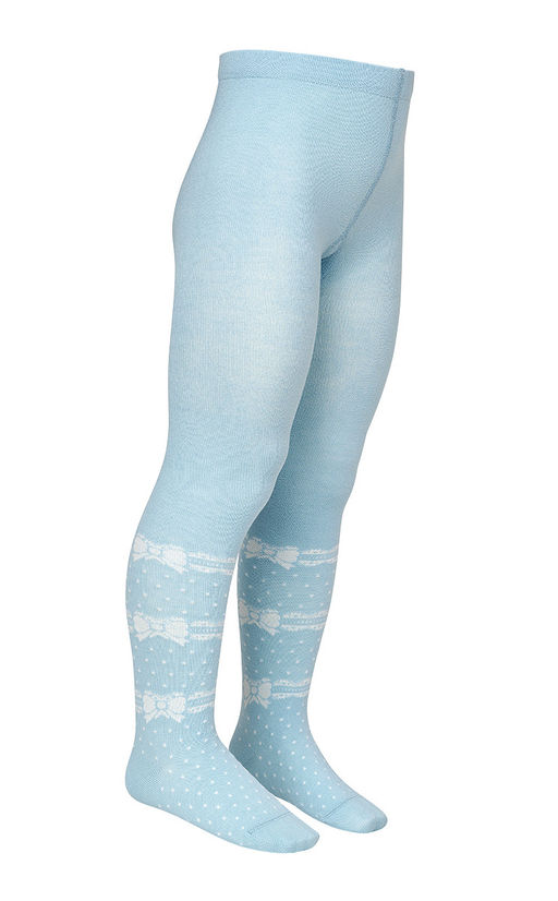 (Omsa) Collant 12P32-3 с рисунком (бантики)