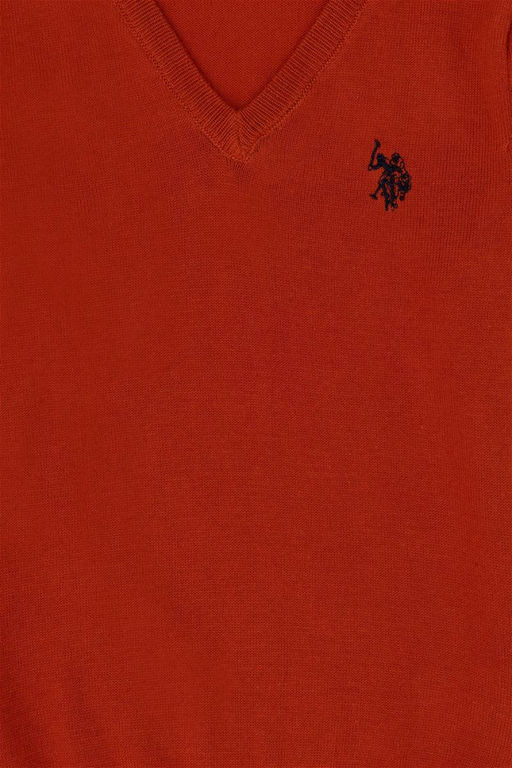 Базовый свитер с плиткой для мальчика - U.s. polo assn фото 6