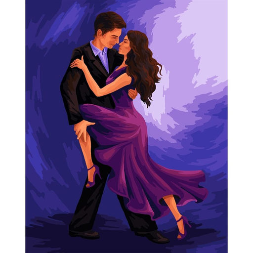 Картина по номерам на холсте с подрамником Страстный танец 40 50 см - Школа талантов фото 2