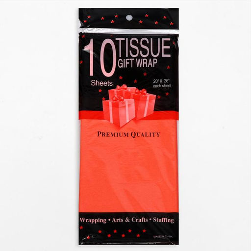 Цена за 10 шт. Бумага упаковочная тишью, МИКС, 50 см × 66 см