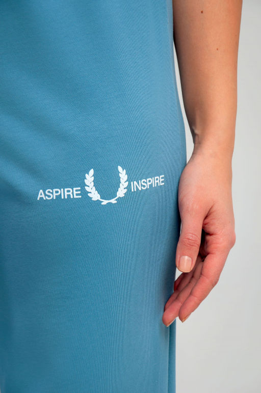 Арт. 2364 Костюм с брюками женский 44-50 (4 шт) Цвет:верх-голубой,низ-голубой - Калинка фото 7