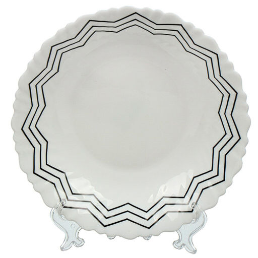 Вэнсдей, тарелка суповая, стеклокерамика, 21 см, круглая,Daniks, BY23LHP95 (448708)  фото 2