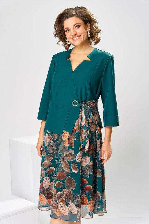 Платье Romanovich Style 1-2798Д листики  фото 5