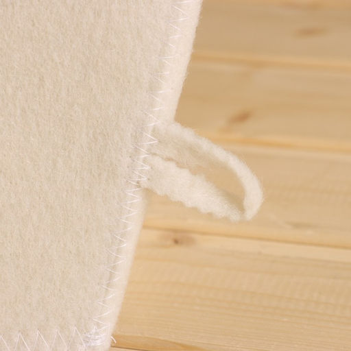 Шапка для бани Буденовка, белая - Simaland фото 2