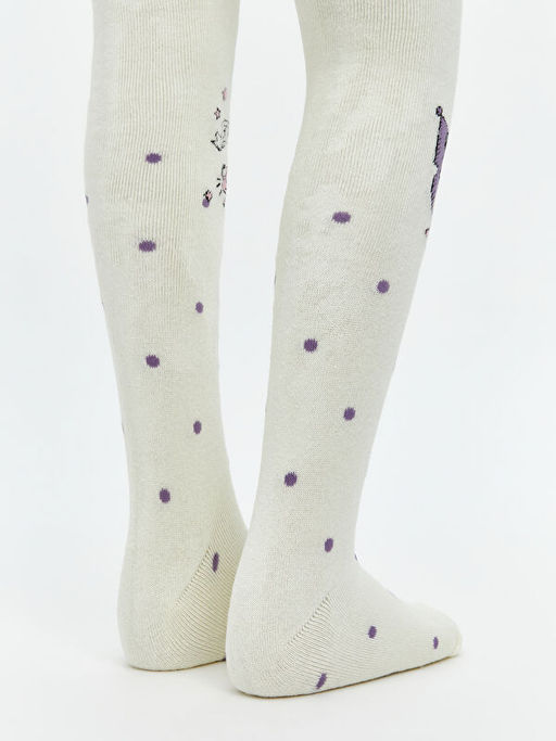 Kuromi Desenli K?z ?ocuk Havlu K?lotlu ?orap