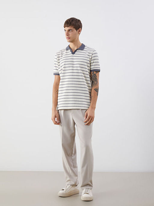 Polo Yaka ?izgili Erkek Ti??rt