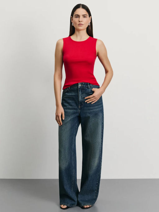 Топ с декоративным вырезом на спине / Zarina  фото 2