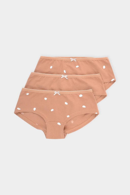 Crockid _ К 1964-3уп/индийский загар,маленькие мазки трусы для дев