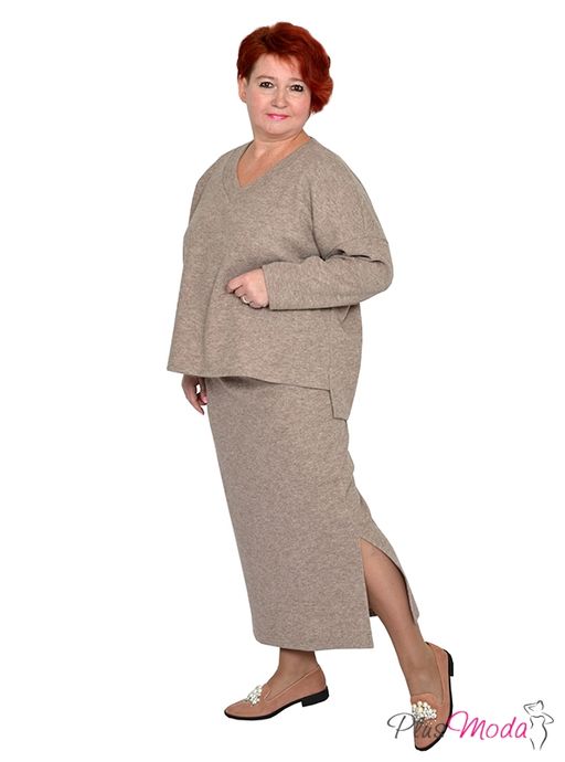 ЮБКА МОДЕЛЬ №1523 РАЗМЕРЫ 44-84 - Plus moda фото 3