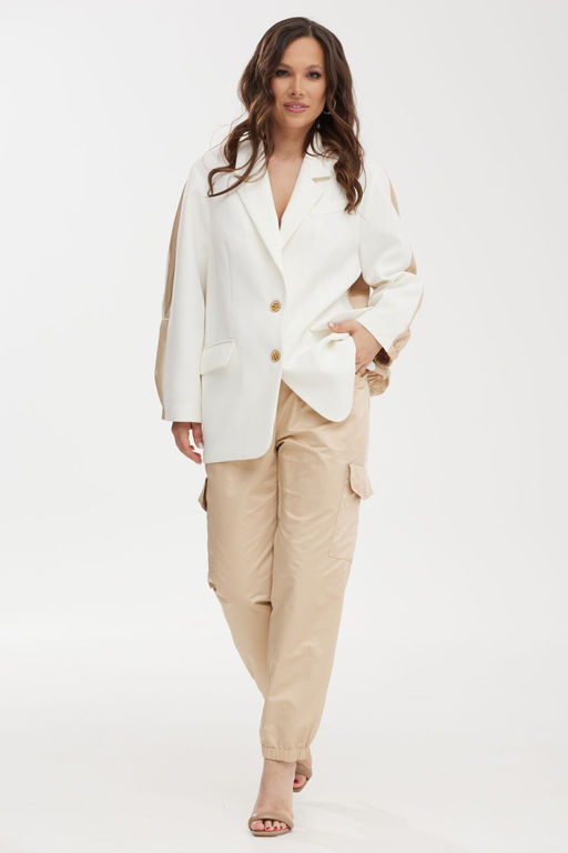 Костюм Magia mody 2474 белый+беж