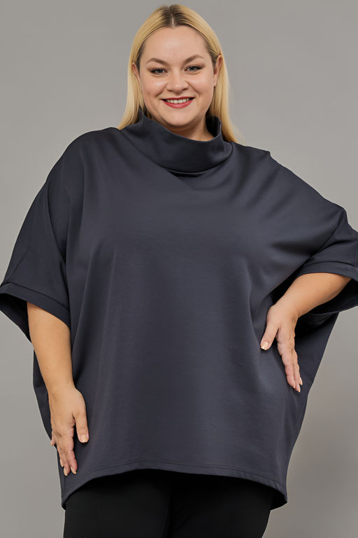 Блуза-туника больших размеров нарядная Б-02