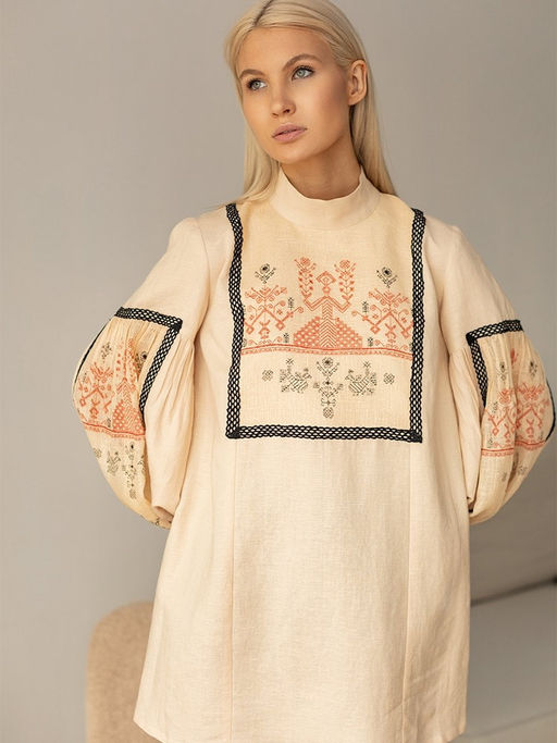 Блузка лен 50%, вискоза 50% - Волтри фото 2