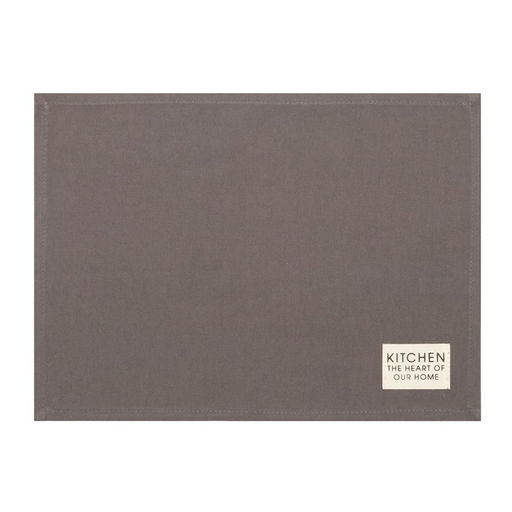 Набор салфеток «Этель» Kitchen, 30×40 см - 2 шт., 100% хлопок, саржа 220 г/м², серый