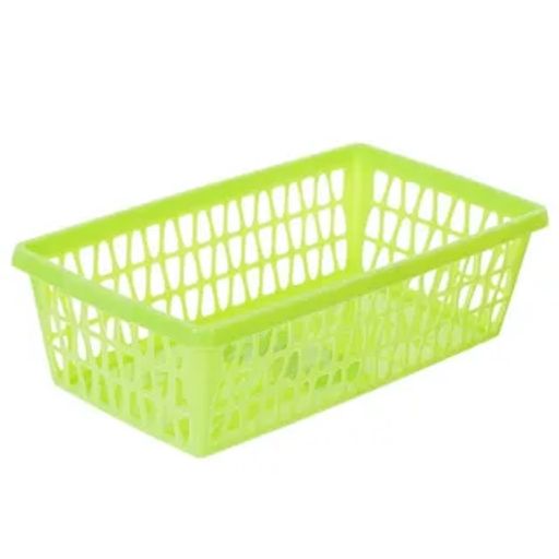 Корзина д/хранения "Велетта" прямоугольная 25х14х7см бирюзовая