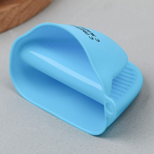 Прихватка для горячего Дорого внимание «Лучшая хозяйка», силикон, 11 х 8,3 см, голубая