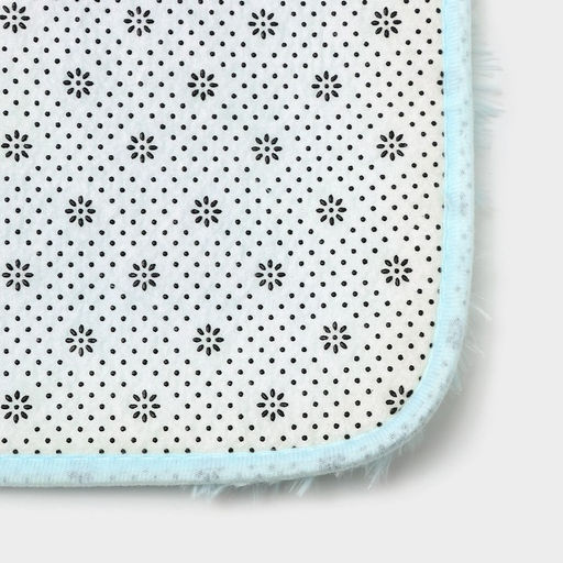 Коврик для дома Доляна Пушистик, 4060 см, сине-голубой  фото 5