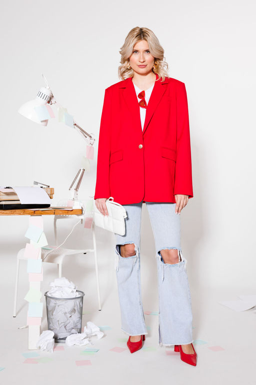 Жакет KOKOdea 7.13 красный  фото 3