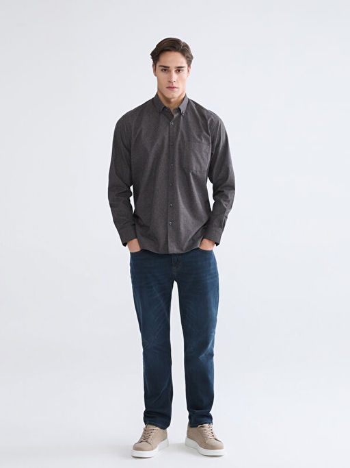 Regular Fit Gabardin Erkek G?mlek