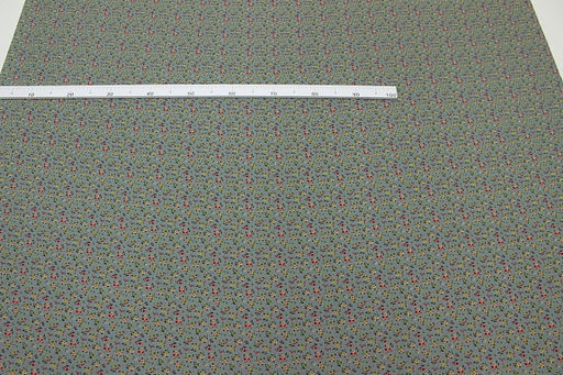 Штапель Премиум Воздушные букетики цв.т.голубая ель, ш.1.45м, вискоза-100%, 120гр/м.кв - Купава фото 11