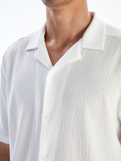 Regular Fit K?sa Kollu Erkek G?mlek