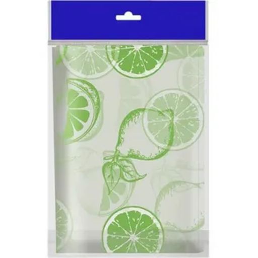 CUOCO скатерть одноразовая 110*150см (1шт) с рисунком Лимоны