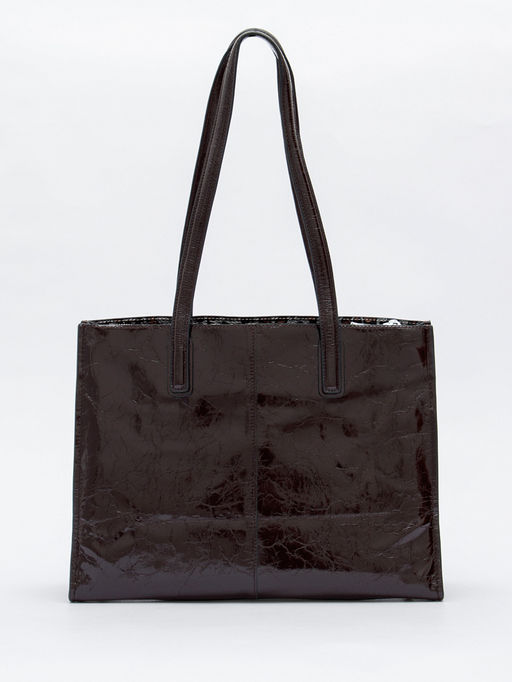 Сумка женская кожаная 9620SP coffee Velina Fabbiano-Safena в Новосибирске