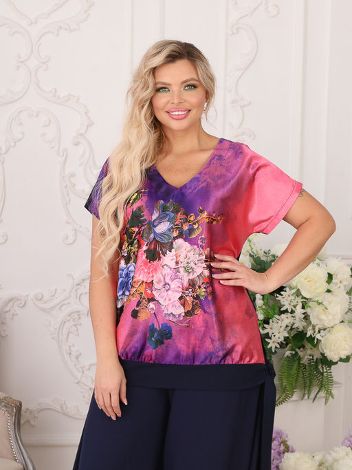 Блуза М3-5510/1 - Wisell фото 7