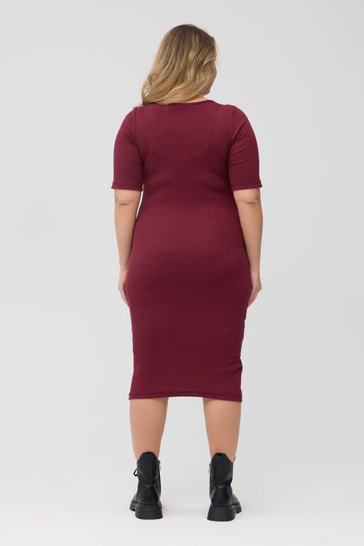 Платье из трикотажа кашкорсе с лайкрой - Solo mio фото 5