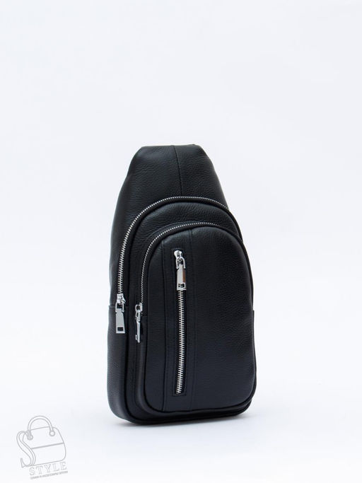 Рюкзак мужской кожаный 5055H black Heanbag