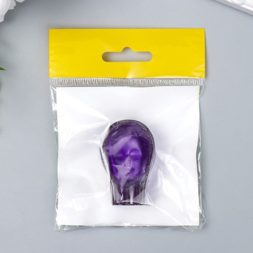 Молд пластик «Фактура головы», 5×3 см, МИКС