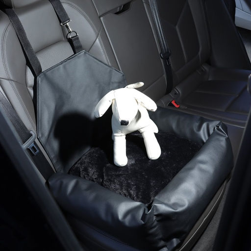 Автокресло для животных, экокожа, черный - Пижон фото 2