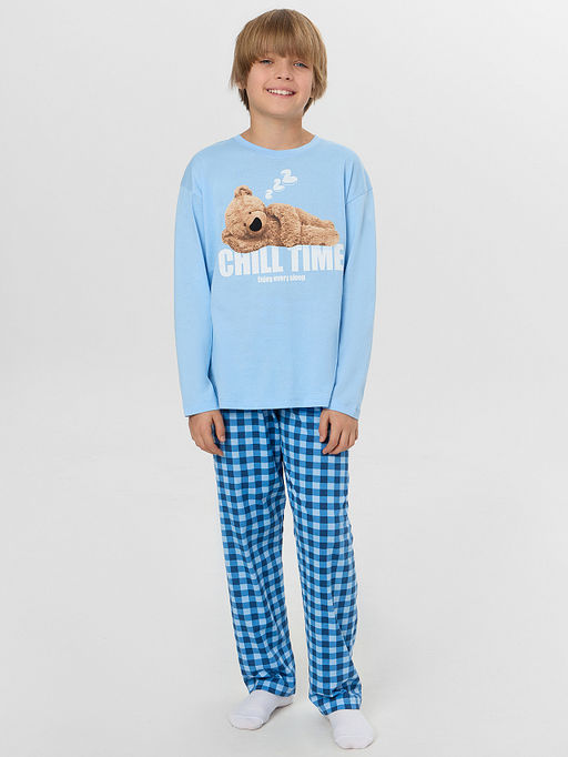 КОМПЛЕКТ ДЛЯ МАЛЬЧИКОВ (ЛОНГСЛИВ, БРЮКИ)