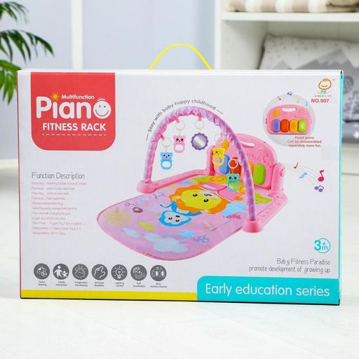 Развивающий коврик Лев, с пианино, голубой - Simaland фото 10