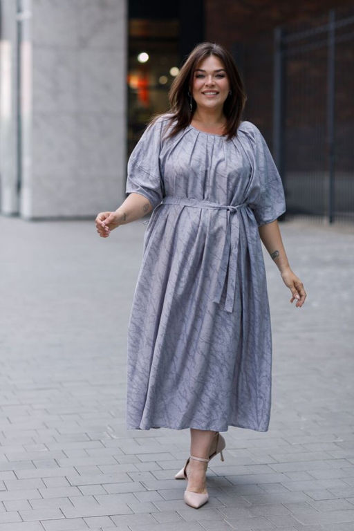 Платье Luxury Moda 1426 серый