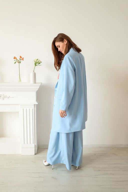 Жакет AURA 1027-170 голубой  фото 2