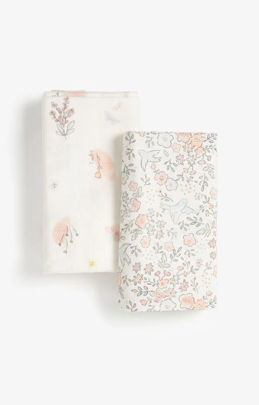 Mothercare / Пеленки муслиновые 2 шт. 100 x 90 см