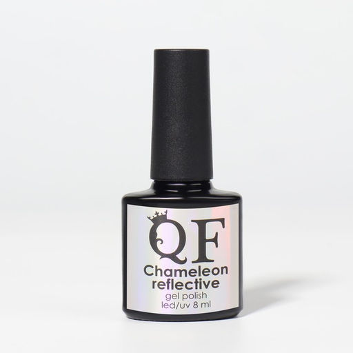 Гель лак для ногтей, Chameleon, 3-х фазный, 8мл, LED/UV, цвет тёмно-зелёный/малиновый (03) - Queen fair фото 8