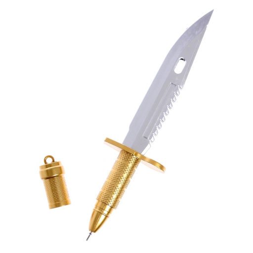 Цена за 12 шт. Ручка - прикол гелевая Кинжал - Calligrata фото 3