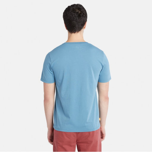 Мужская футболка Timberland TFO T-Shirt Tree Logo Regular синяя фото 4