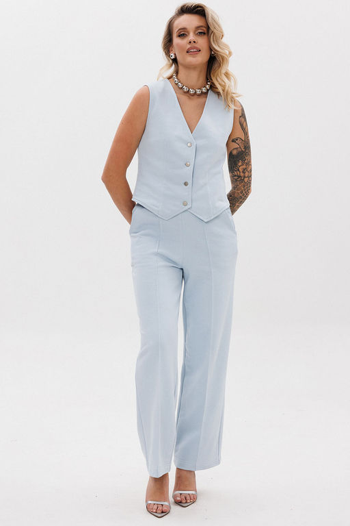 Жилет GO F4088/29-1413.164-170 голубой - Pirs фото 3