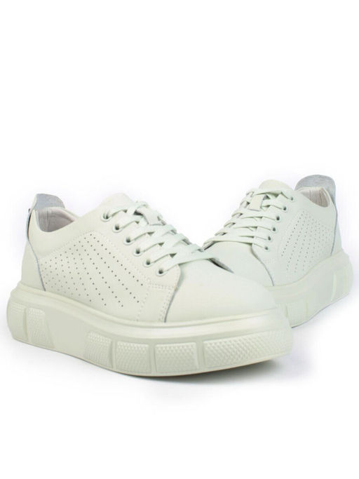 05-DXT51-5 LT. GREEN Кроссовки женские (натуральная кожа)