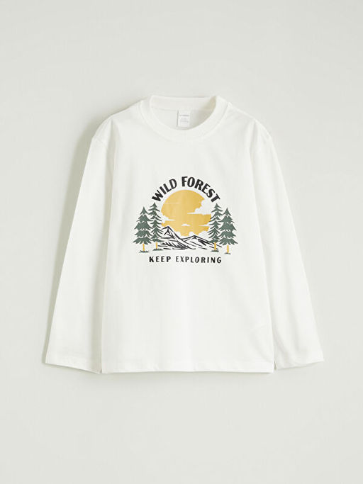 Bask?l? Erkek ?ocuk Tak?m 3l?