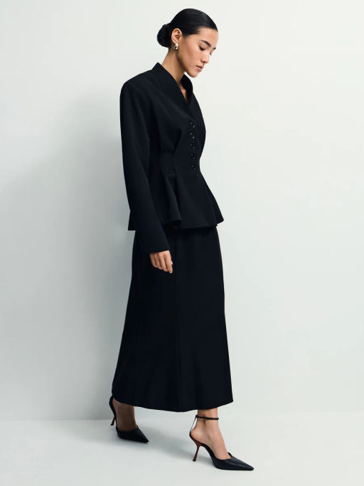 Приталенный жакет с вискозой в составе / Zarina