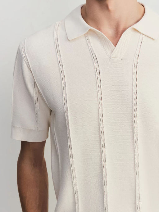 Джемпер поло фактурной вязки ZR2605043306-2 / Zarina