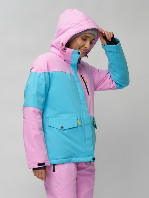 Горнолыжный костюм женский фиолетового цвета 02302F - Chunmai фото 10